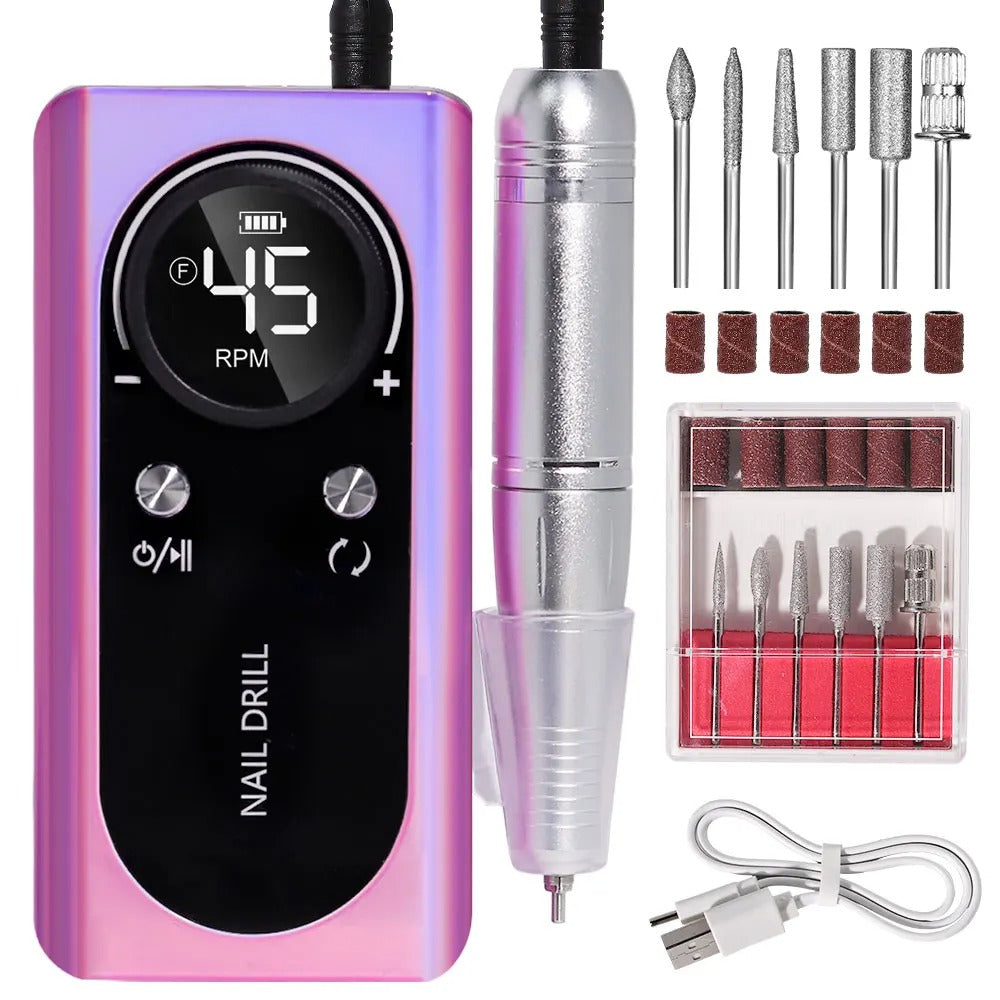 Nail drill machine