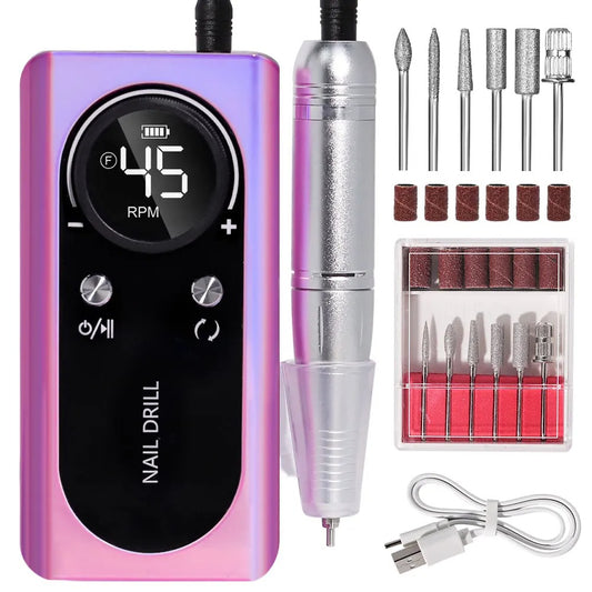 Nail drill machine