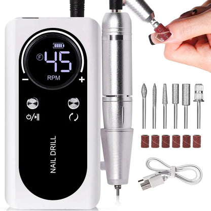 Nail drill machine