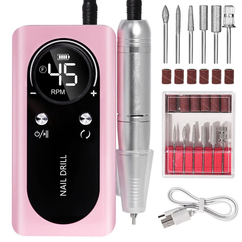 Nail drill machine